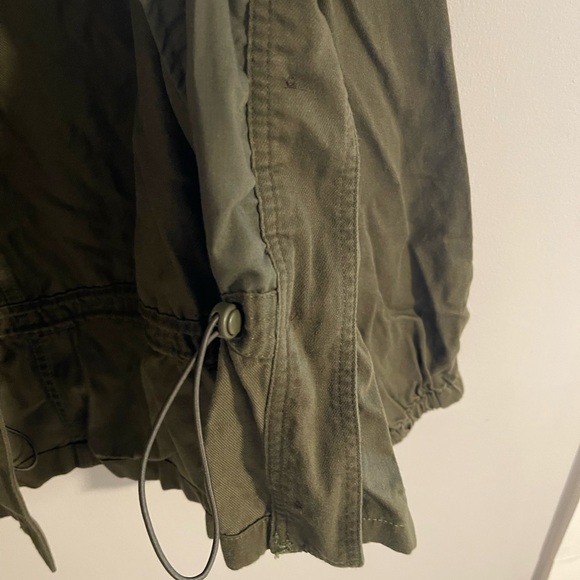 Madewell green jacket cinch waist nwt size s - Picture 4 of 7